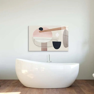 Minimalist Abstract Pebbles Glass Wall Art - DIY - CreoGlass®