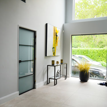 Haven Frost – Single Hinged Door with Latch and Frame – PMF