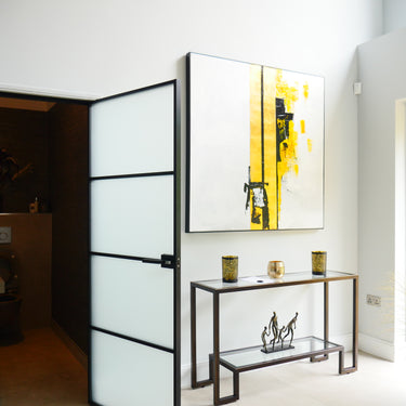 Haven Frost – Single Hinged Door with Latch and Frame – PMF