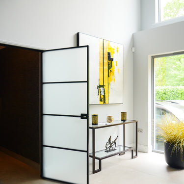 Haven Frost – Single Hinged Door with Latch and Frame – PMF