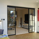 Vista Grid – Double Sliding Glass Door with Two Side Panels – PMF - CreoGlass®