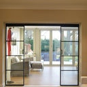 Vista Grid – Double Sliding Glass Door with Two Side Panels – PMF - CreoGlass®