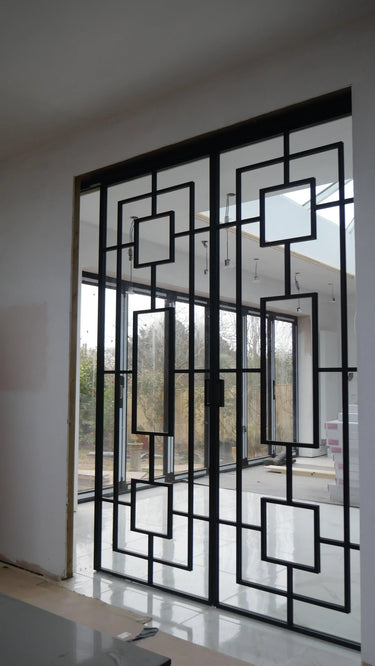 Geo Line – Double Sliding Glass Doors – PMF - CreoGlass®