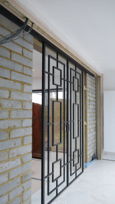 Geo Line – Double Sliding Glass Doors – PMF - CreoGlass®