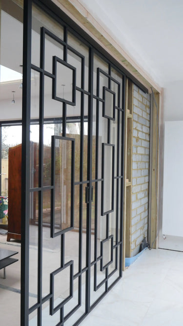 Geo Line – Double Sliding Glass Doors – PMF - CreoGlass®