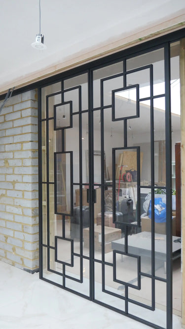 Geo Line – Double Sliding Glass Doors – PMF - CreoGlass®