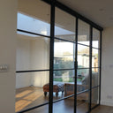 Vista Grid – Double Sliding Glass Door with Two Side Panels – PMF - CreoGlass®