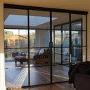 Vista Grid – Double Sliding Glass Door with Two Side Panels – PMF - CreoGlass®
