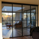 Vista Grid – Double Sliding Glass Door with Two Side Panels – PMF - CreoGlass®