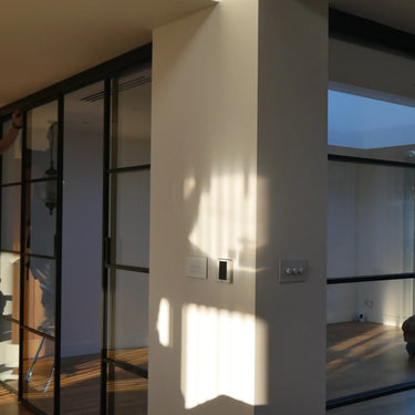 Vista Grid – Double Sliding Glass Door with Two Side Panels – PMF - CreoGlass®