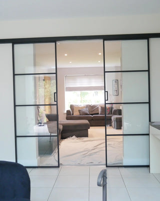 Loft Line – Double Sliding Glass Doors – PMF - CreoGlass®