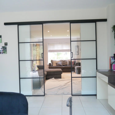 Loft Line – Double Sliding Glass Doors – PMF - CreoGlass®