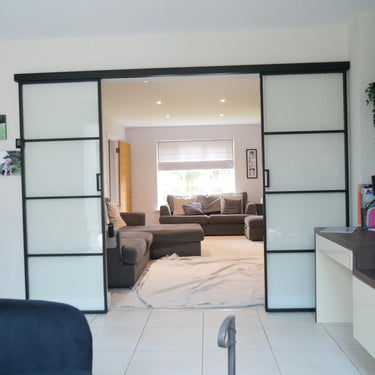 Loft Line – Double Sliding Glass Doors – PMF - CreoGlass®