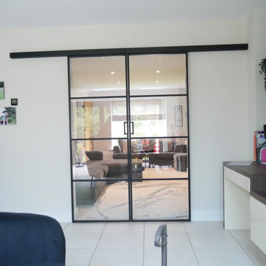 Loft Line – Double Sliding Glass Doors – PMF - CreoGlass®