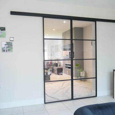 Loft Line – Double Sliding Glass Doors – PMF - CreoGlass®