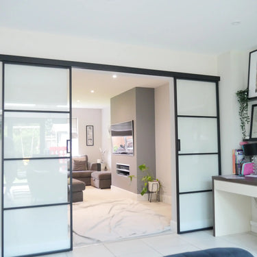 Loft Line – Double Sliding Glass Doors – PMF - CreoGlass®