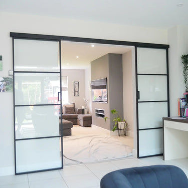 Loft Line – Double Sliding Glass Doors – PMF - CreoGlass®