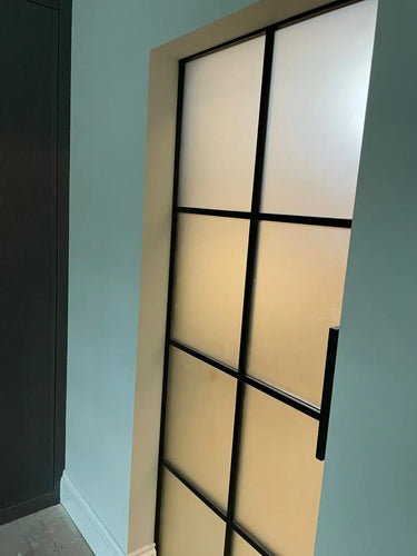 Loft Grid – Single Sliding Glass Door – PMF - CreoGlass®