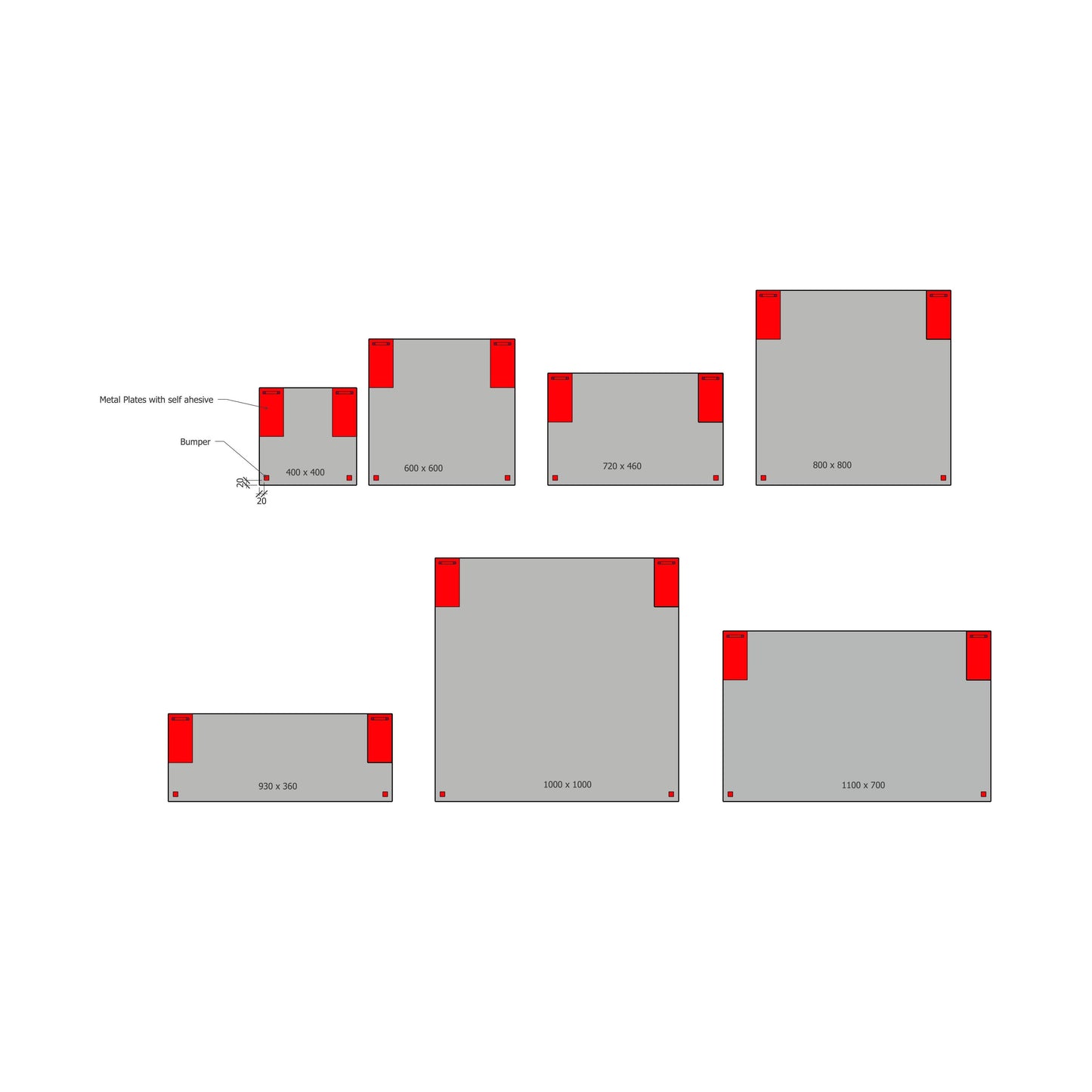 Triangle Curve Square Circle Male Female Glass Wall Art - DIY - CreoGlass®