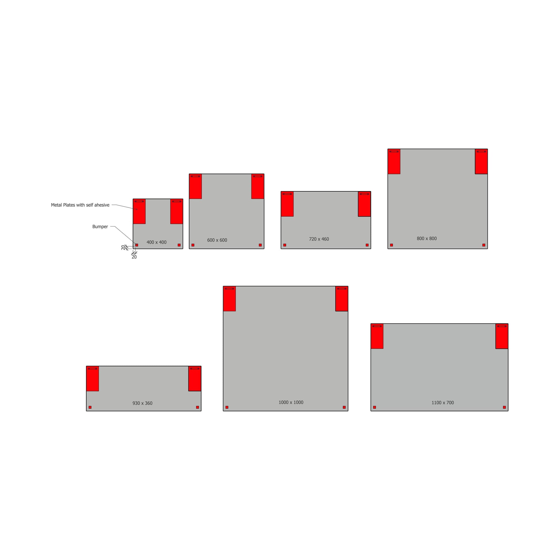 Triangle Curve Square Circle Male Female Glass Wall Art - DIY - CreoGlass®