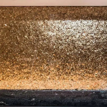Deep Gold - Mica Splashback - Bespoke - CreoGlass®