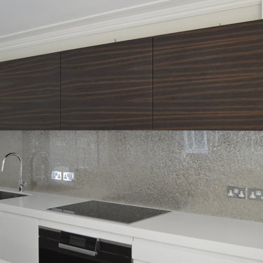 Deep Silver - Mica Splashback - Bespoke - CreoGlass®