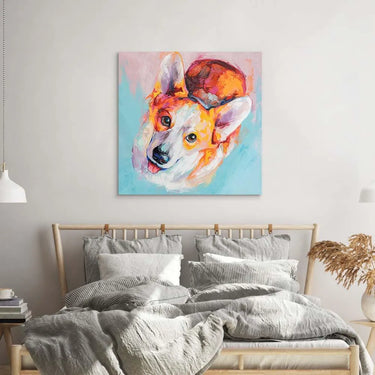 Puppy Dog Eyes Glass Wall Art - DIY - CreoGlass®
