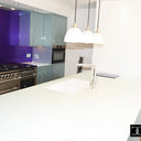 Pure White 10mm Glossy Glass Worktop - CreoGlass®
