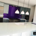 Pure White 10mm Glossy Glass Worktop - CreoGlass®
