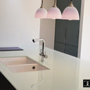 Pure White 10mm Glossy Glass Worktop - CreoGlass®