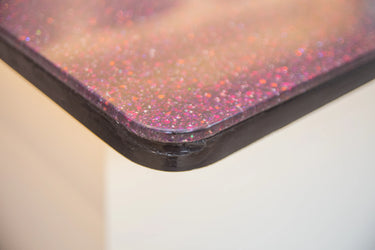 100% Luxury Orchid Mist 10mm Glass Worktop - CreoGlass®