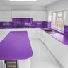 Lavender Haze Plain Colour 10mm Glass Worktop - CreoGlass®