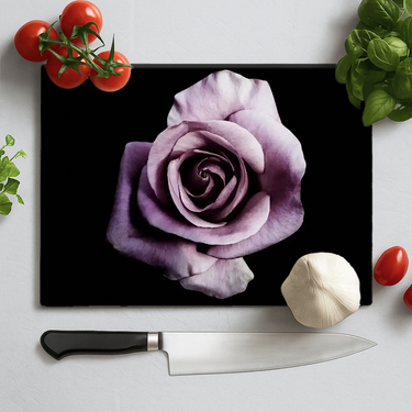 Purple Rose Chopping Board and Placemat
