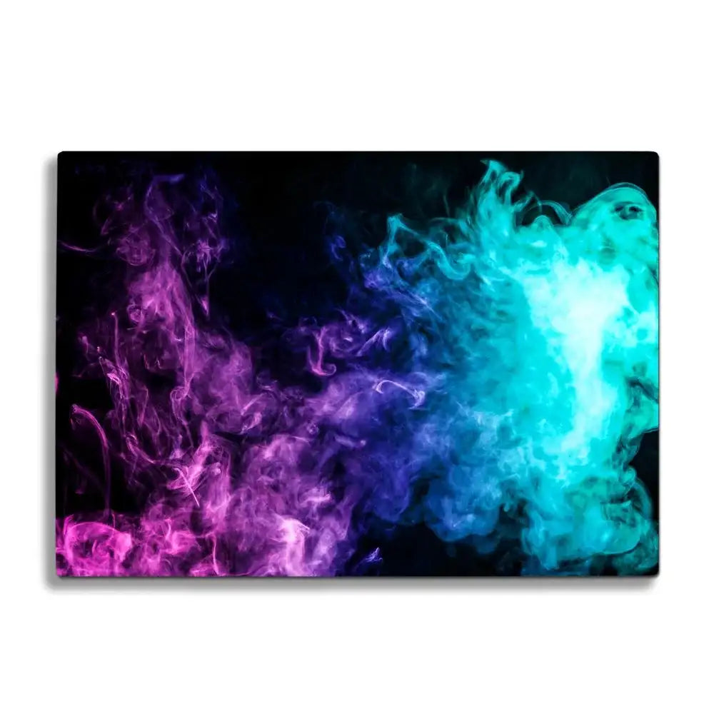 Purple and Blue Smoke Glass Chopping Board and Worktop - CreoGlass®