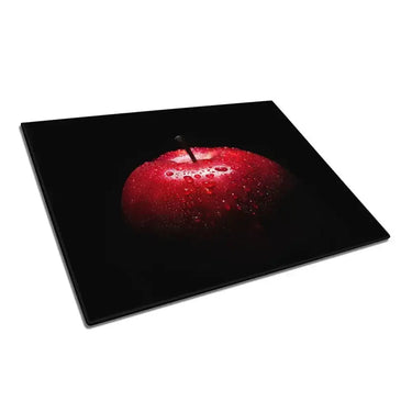 Red Apple Glass Chopping Board and Placemat - CreoGlass®