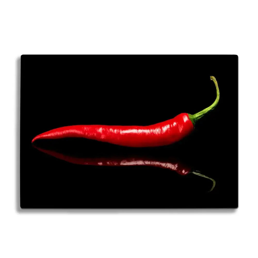 Red Chilli Glass Chopping Board and Worktop - CreoGlass®