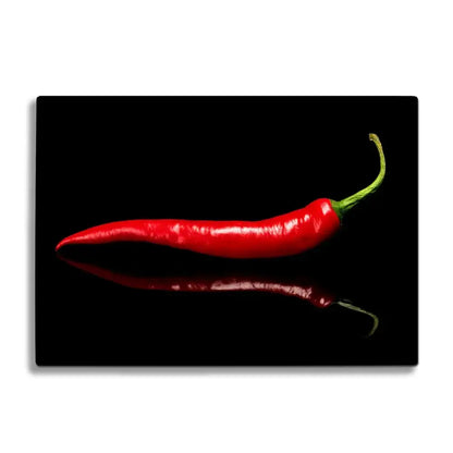 Red Chilli Glass Chopping Board and Worktop - CreoGlass®