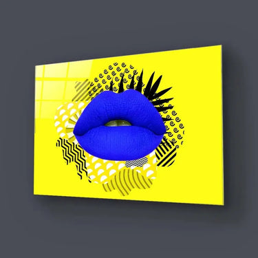 Retro Lips Glass Wall Art - DIY - CreoGlass®