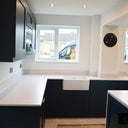 White Plain Colour 10mm Silestone Quartz Worktop - CreoGlass®