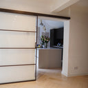 single sliding door