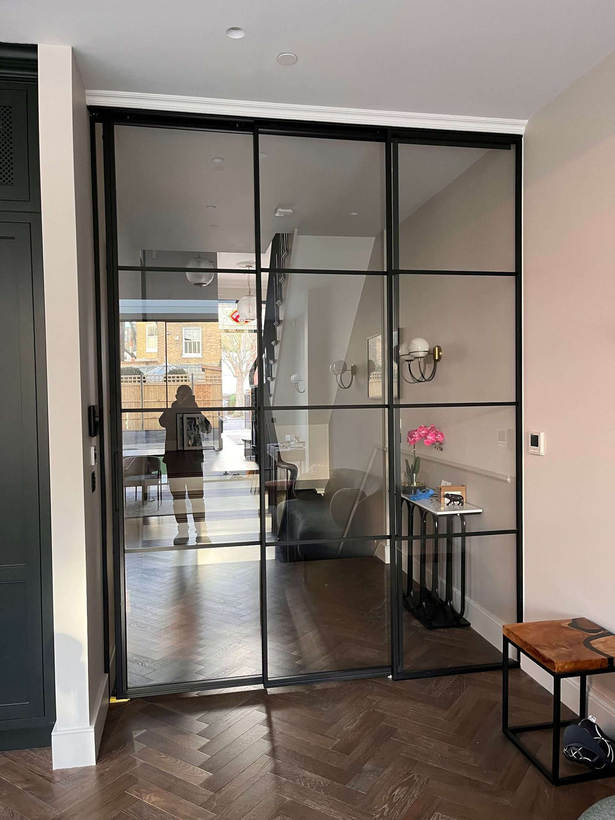 Loft Line – Double Sliding Glass Doors – internal steel and glass door, photo 3