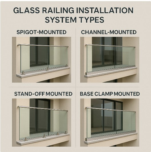 Button Type Glass Railing Glass Railing Installation – CreoGlass®