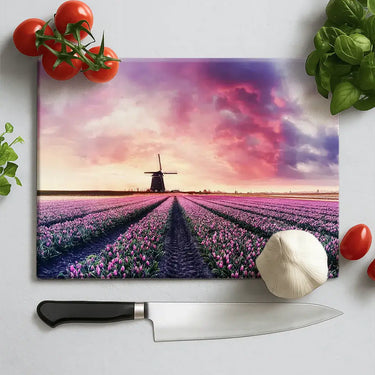 Windmill and Tulips Splashback DIY - Mix and Match - CreoGlass®