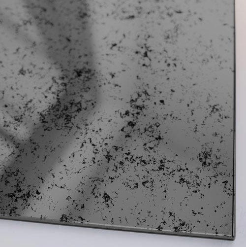 Antique Toughened Mirror - Grey - Sample - 4 - CreoGlass®