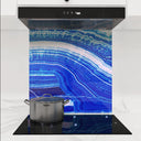Aqua Blue - Onyx Fantastico Splashback - DIY - CreoGlass®