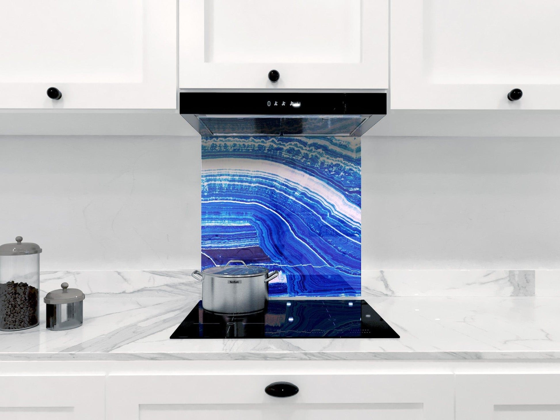 Aqua Blue - Onyx Fantastico Splashback - DIY - CreoGlass®