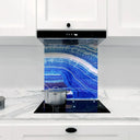 Aqua Blue - Onyx Fantastico Splashback - DIY - CreoGlass®