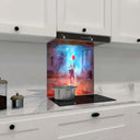 Astronaunt Printed Glass Splashback - DIY - CreoGlass®