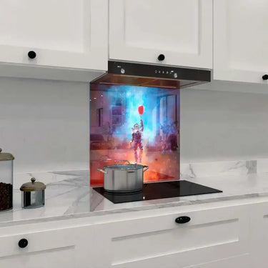 Astronaunt Printed Glass Splashback - DIY - CreoGlass®