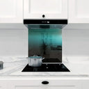 Black to Teal - Gradient - Splashback - DIY - CreoGlass®